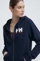 Бавовняна кофта Helly Hansen темно-синій 34461