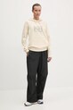 Бавовняна кофта Helly Hansen HH LOGO 2.0 34460 бежевий SS25