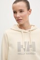 Бавовняна кофта Helly Hansen HH LOGO 2.0 бежевий 34460