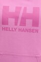 Helly Hansen bluza bawełniana HH LOGO 2.0 różowy 34460