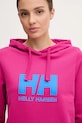 Helly Hansen bluza bawełniana HH LOGO 2.0 różowy 34460