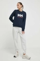 Helly Hansen felpa in cotone blu navy