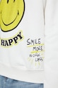 Desigual bluza bawełniana x Smiley 24SWSK58 biały