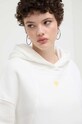 Desigual hanorac de bumbac LOGO alb 24SWSK43