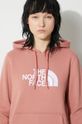 The North Face cotton sweatshirt W Drew Peak Pullover Hoodie NF0A55ECNXQ1 pink