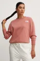 pink The North Face sweatshirt W Essential Crew