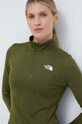 The North Face longsleeve sportowy Flex zielony NF0A7ZB6PID1