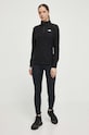 Športová mikina The North Face 100 Glacier NF0A855MJK31 čierna SS24