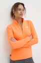 The North Face bluza sportowa 100 Glacier pomarańczowy NF0A855MO041
