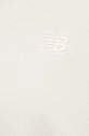 Βαμβακερή μπλούζα New Balance WT41500LIN μπεζ