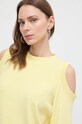 Karl Lagerfeld bluza żółty 241W1808
