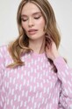 Karl Lagerfeld bluza różowy 241W1809