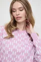 Karl Lagerfeld bluza różowy 241W1809