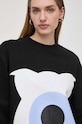 Karl Lagerfeld bluza czarny 241W1860