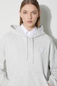 Μπλούζα New Balance French Terry Small Logo Hoodie WT41507AHH γκρί