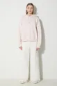 New Balance sweatshirt French Terry Small Logo Hoodie pink