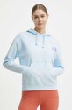 The North Face bluza bawełniana nadruk niebieski NF0A87DYO0R1