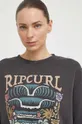 γκρί Βαμβακερή μπλούζα Rip Curl