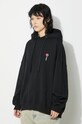Fiorucci pamut melegítőfelső Black Lollipop Patch Hoodie fekete M01FPSHO092CJ05BK01