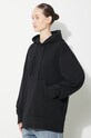 JW Anderson bluza bawełniana Logo Embroidery Hoodie czarny JW0164.PG0861.999