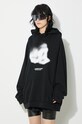 Бавовняна кофта Undercover Hoodie чорний UC1D1801.3