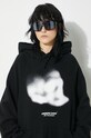Бавовняна кофта Undercover Hoodie UC1D1801.3 чорний