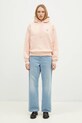Бавовняна кофта Maison Kitsuné Bold Fox Head Patch Comfort Hoodie MW00704KM0307 помаранчевий