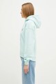 Maison Kitsuné cotton sweatshirt Bold Fox Head Patch Comfort Hoodie MW00704KM0307 turquoise AW24