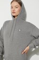 Maison Kitsuné bluza bawełniana Bold Fox Head Patch Comfort Hoodie MW00704KM0307 szary
