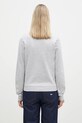 Одежда Хлопковая кофта Maison Kitsuné Fox Head Patch Regular Sweatshirt LW00302KM0001 серый