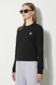 чорний Бавовняна кофта Maison Kitsuné Fox Head Patch Regular Sweatshirt