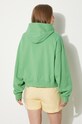 Одяг Бавовняна кофта Sporty & Rich SRHWC Cropped Hoodie WS070S405SV зелений