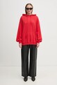 Bavlněná mikina Rotate Sweat Hoodie 1124731292 červená