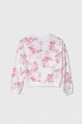 Guess bluza bawełniana dziecięca J4RQ00.KA6R3.PPYH różowy SS24