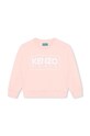 Kenzo Kids hanorac de bumbac pentru copii print roz K60238.