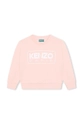 розовый Детская хлопковая кофта Kenzo Kids Для девочек