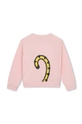 Kenzo Kids felpa in cotone bambino/a rosa