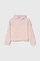 roza Otroški pulover Tommy Hilfiger Dekliški