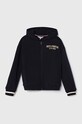 Tommy Hilfiger bluza dziecięca z kapturem granatowy KG0KG07723.128.176.PPYH