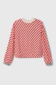 Tommy Hilfiger bluza dziecięca z elastanem czerwony KG0KG07724.PPYH