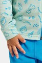Дитяча кофта Didriksons JADIS PR KIDS FZ бірюзовий 505299