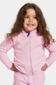 рожевий Дитяча кофта Didriksons MONTE KIDS FZ 10 Для дівчаток