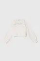bela Otroški pulover Sisley Dekliški