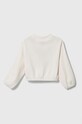 Дитяча бавовняна кофта Emporio Armani 3D3B09.3J5TZ білий SS24