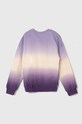United Colors of Benetton bluza bawełniana dziecięca 3J68C10HY.G.Seasonal fioletowy SS24