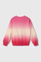 United Colors of Benetton hanorac de bumbac pentru copii 3J68C10HY.G.Seasonal roz SS24
