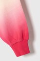 Fete United Colors of Benetton hanorac de bumbac pentru copii 3J68C10HY.G.Seasonal roz