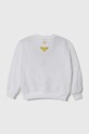 Дитяча бавовняна кофта United Colors of Benetton 3J68C10IN.G.Seasonal білий SS24