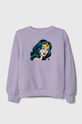 United Colors of Benetton gyerek melegítőfelső pamutból pamut lila 3J68C10IN.G.Seasonal