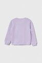 United Colors of Benetton bluza bawełniana dziecięca 3J70G10D3.P.Seasonal fioletowy SS24